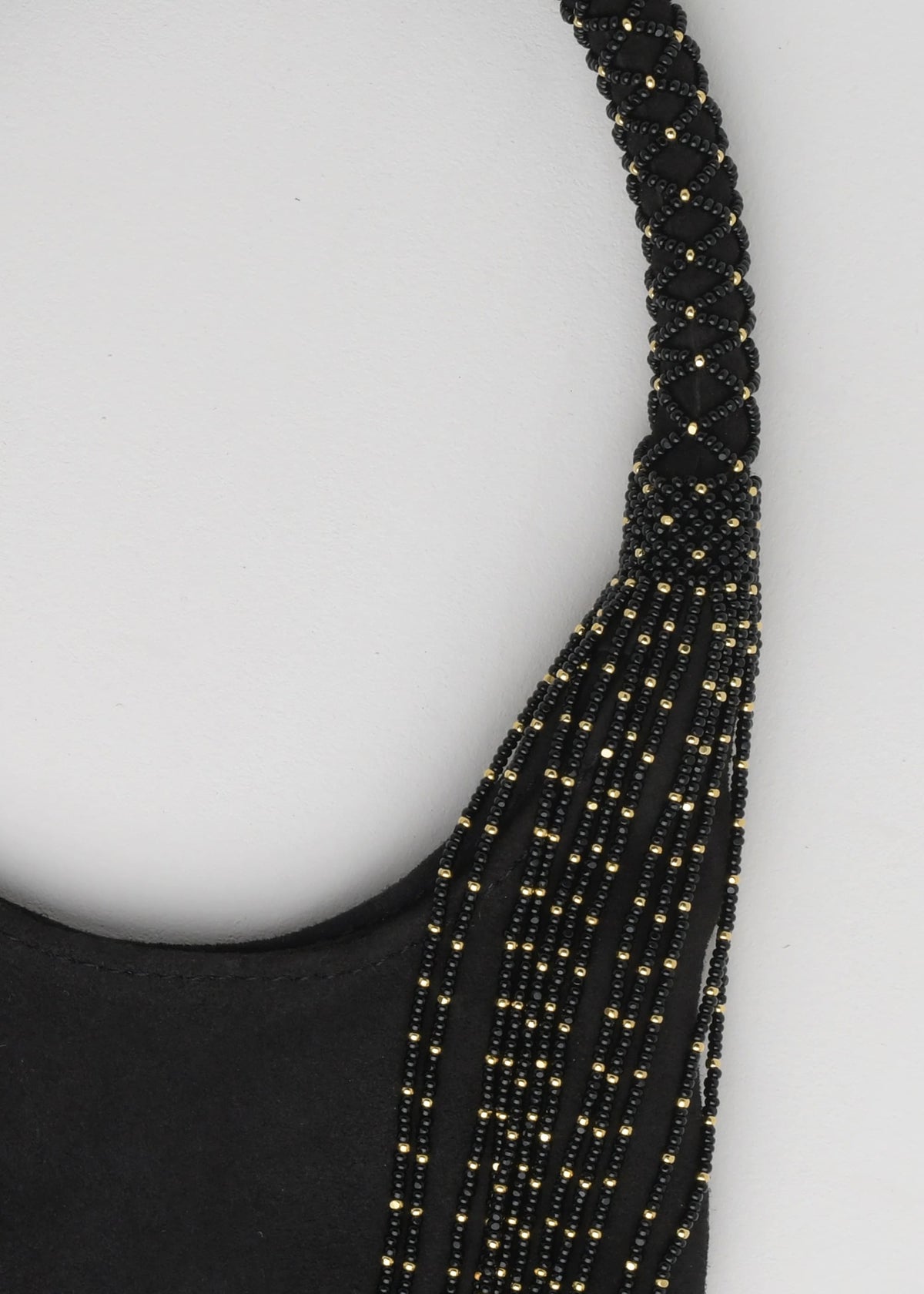 BOLSO HAIKURI ORO NEGRO PIEL NEGRA