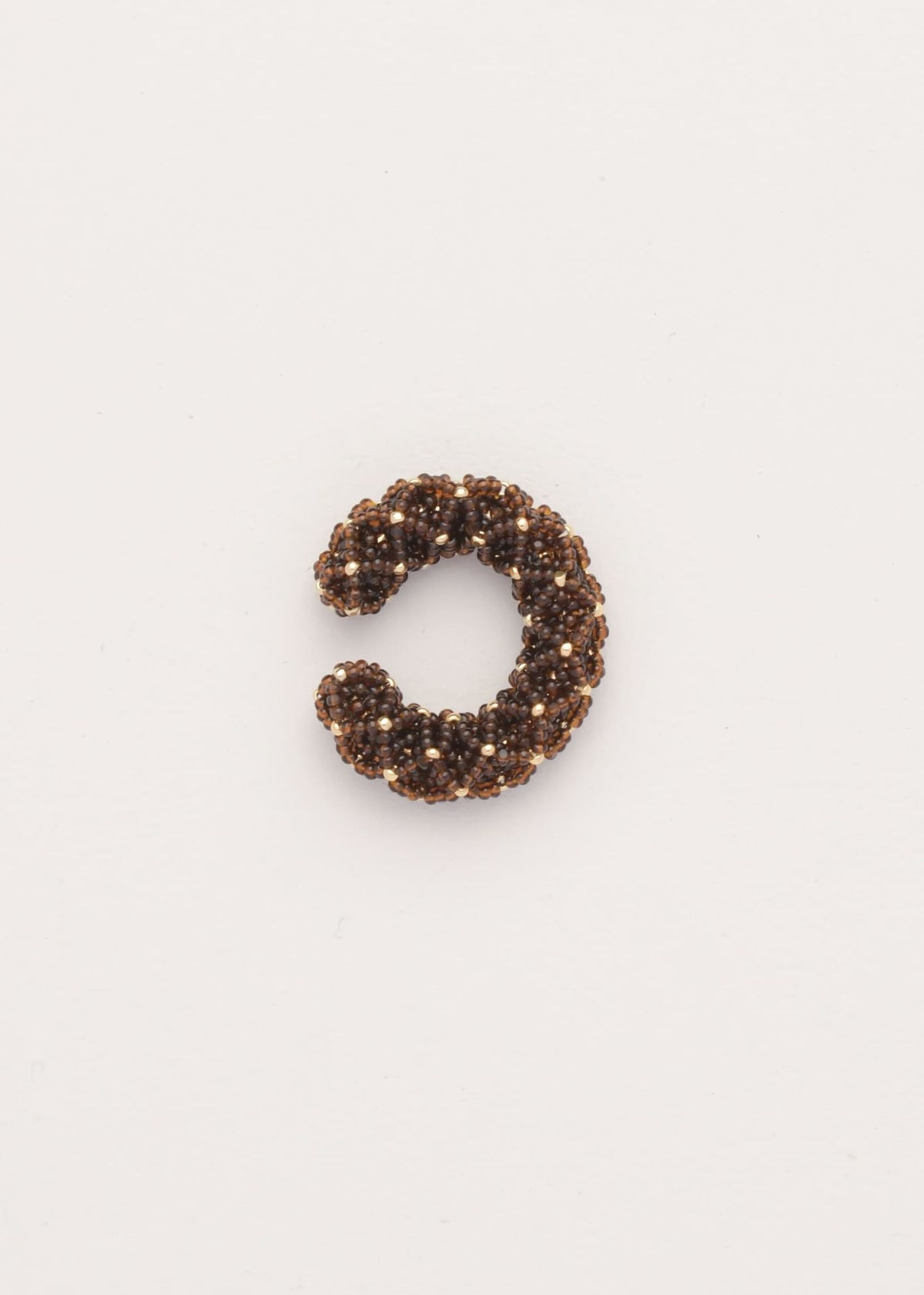 EARCUFF NAWI ORO CAFE TRANSPARENTE