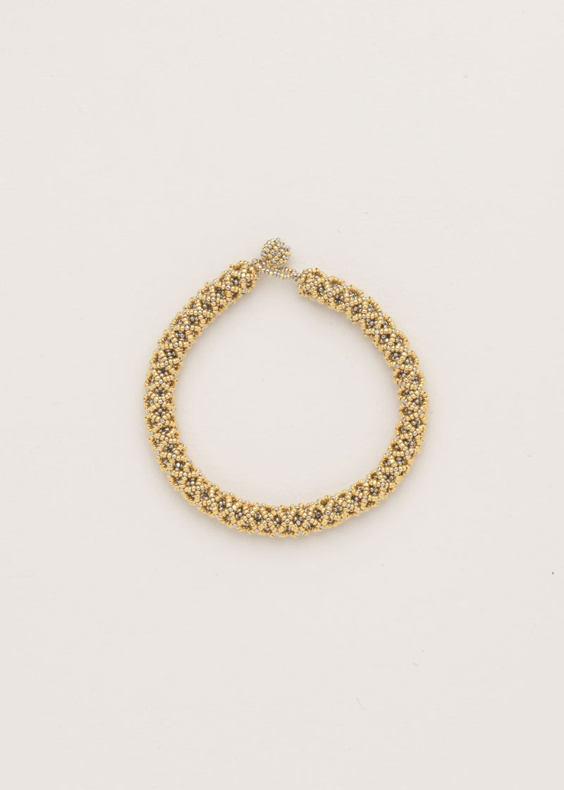 BRAZALETE HUTA SERPIENTE NAWI ORO PLATINO