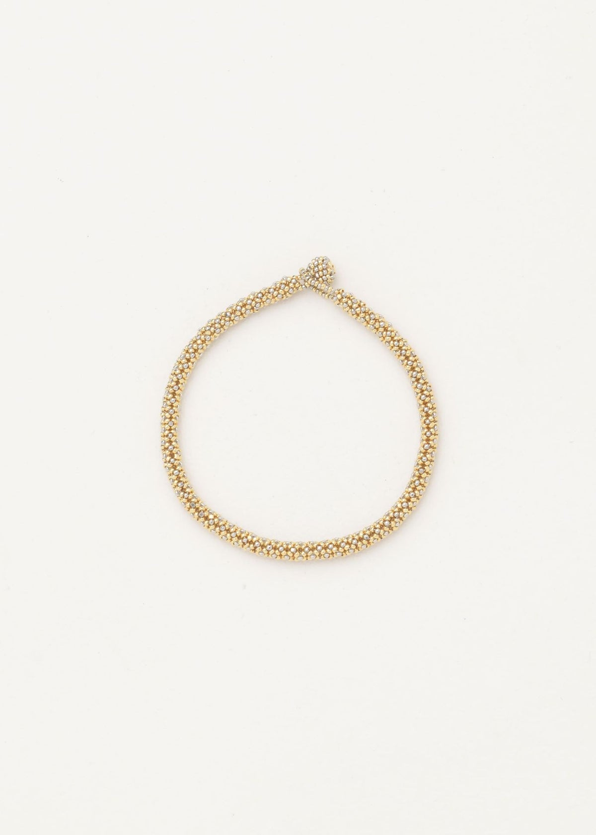 BRAZALETE HUTA SERPIENTE ORO PLATINO