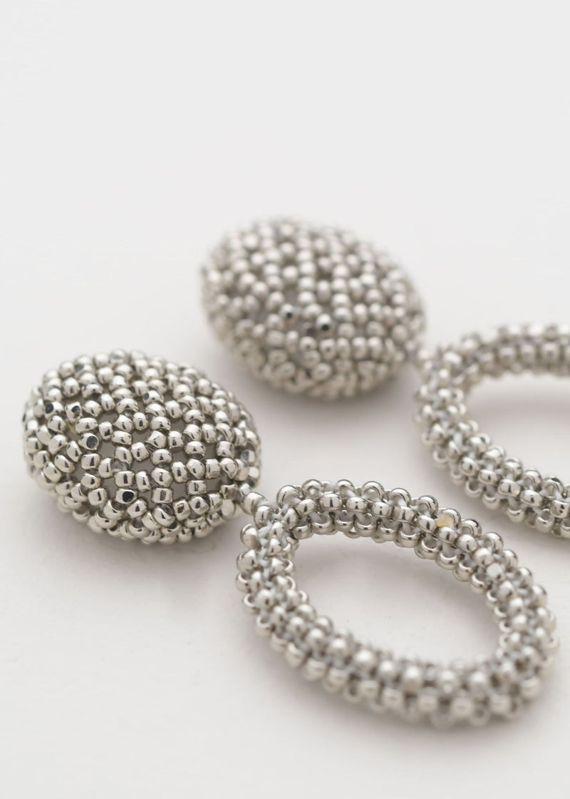 ARETES UN ARO TAWARI PLATINO