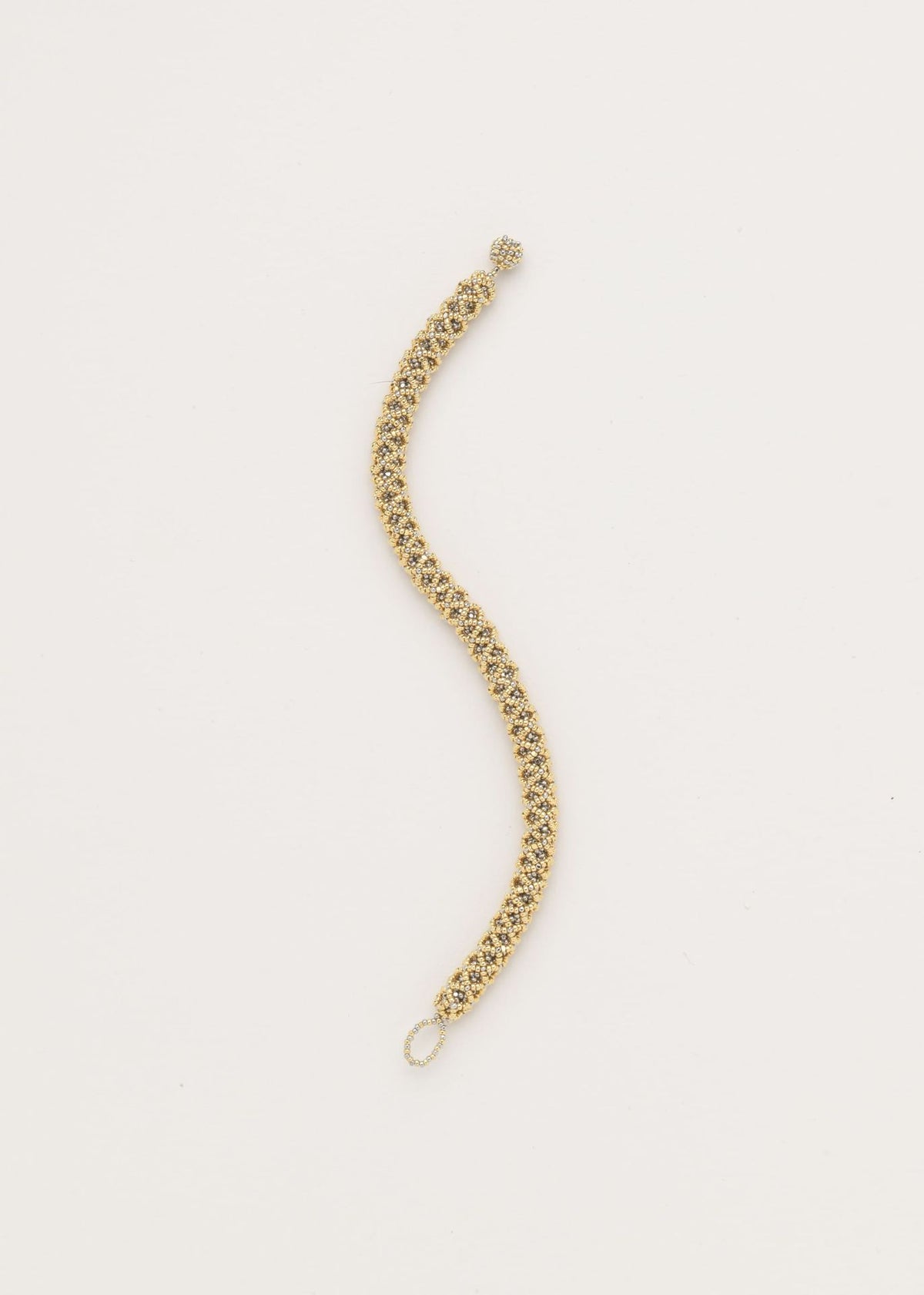 BRAZALETE HUTA SERPIENTE NAWI ORO PLATINO