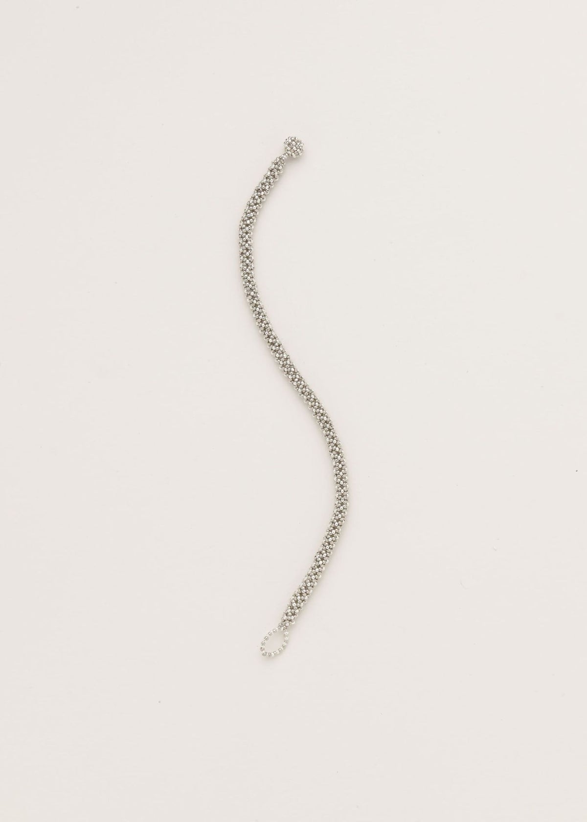 BRAZALETE HUTA SERPIENTE PLATA PLATINO