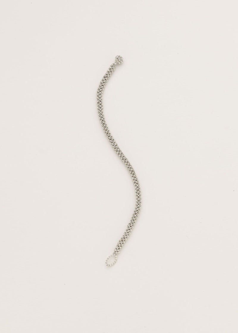 BRAZALETE HUTA SERPIENTE PLATA PLATINO