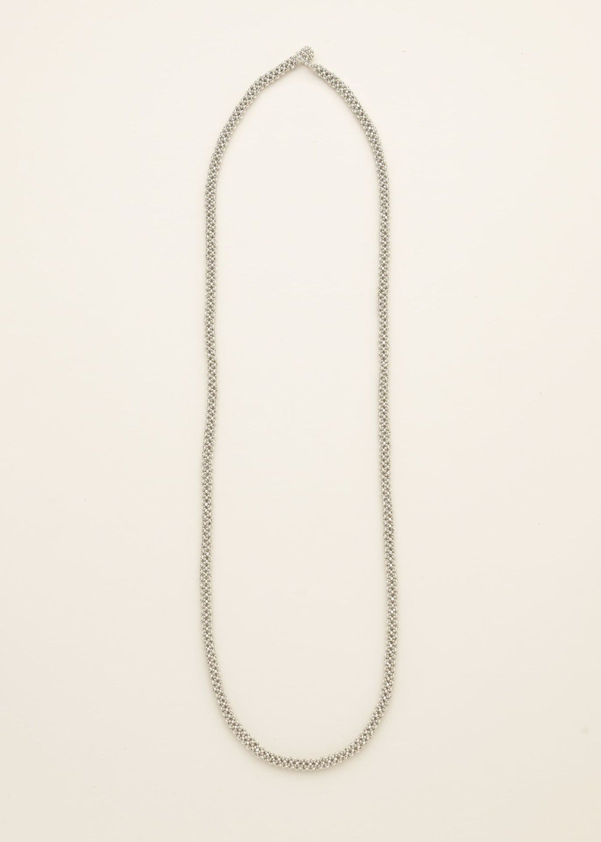COLLAR SERPIENTE HAIKURI (80CM) PLATA PLATINO