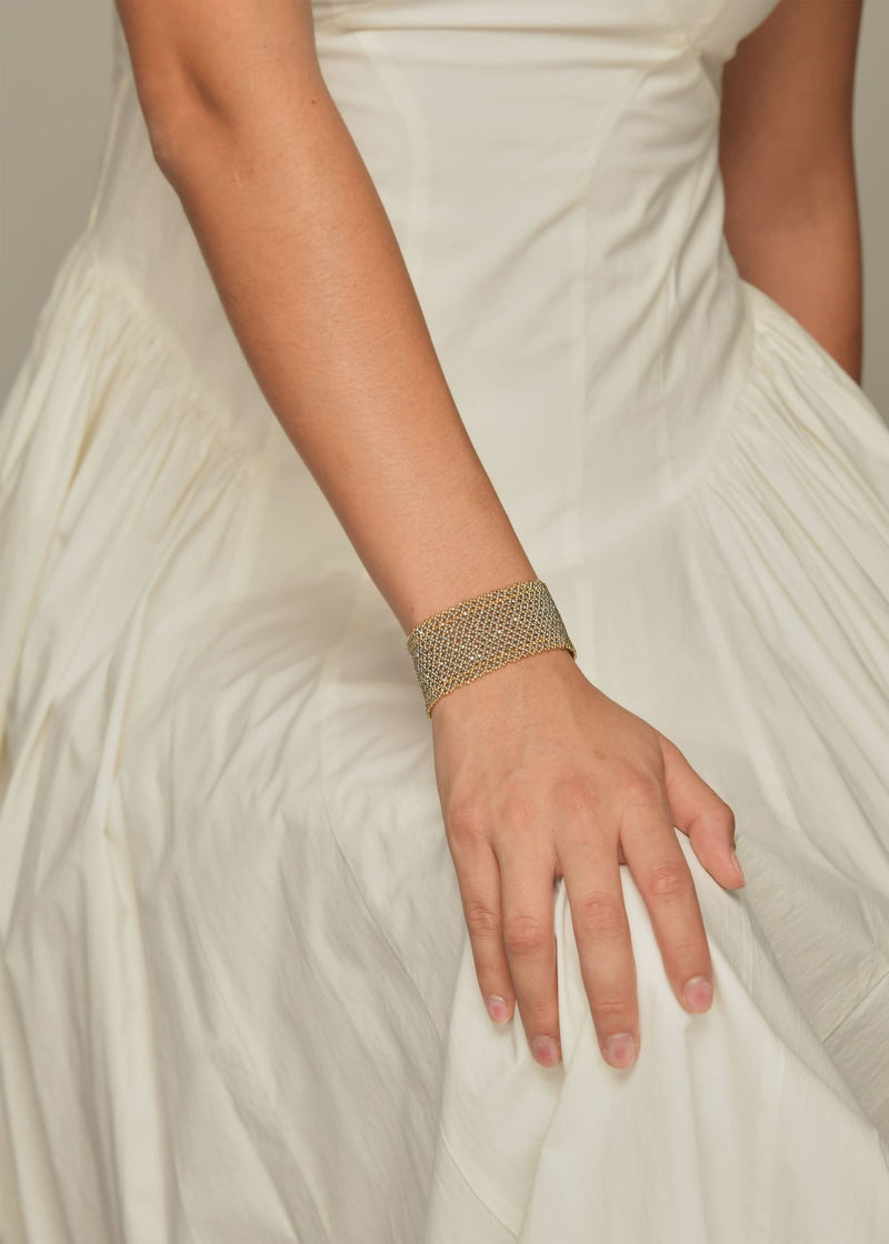BRAZALETE MARTHA ORO PLATINO