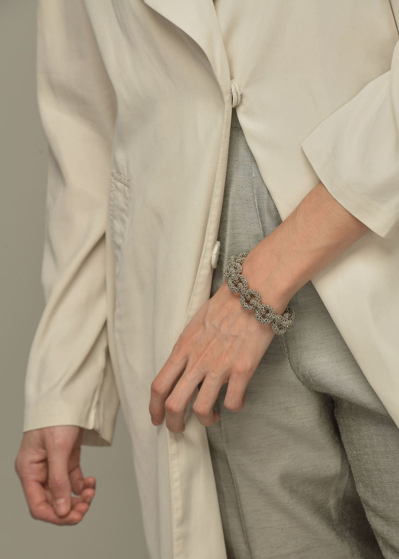 BRAZALETE HUTA CADENA PLATINO